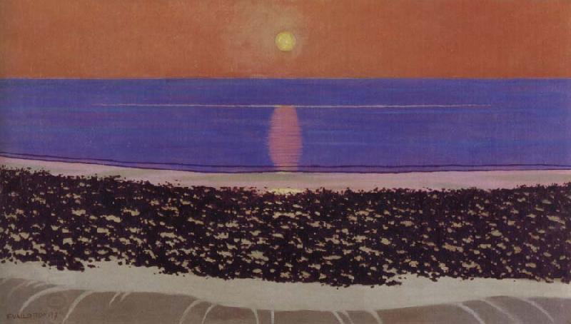 Felix Vallotton Sunset,Villerville oil painting picture